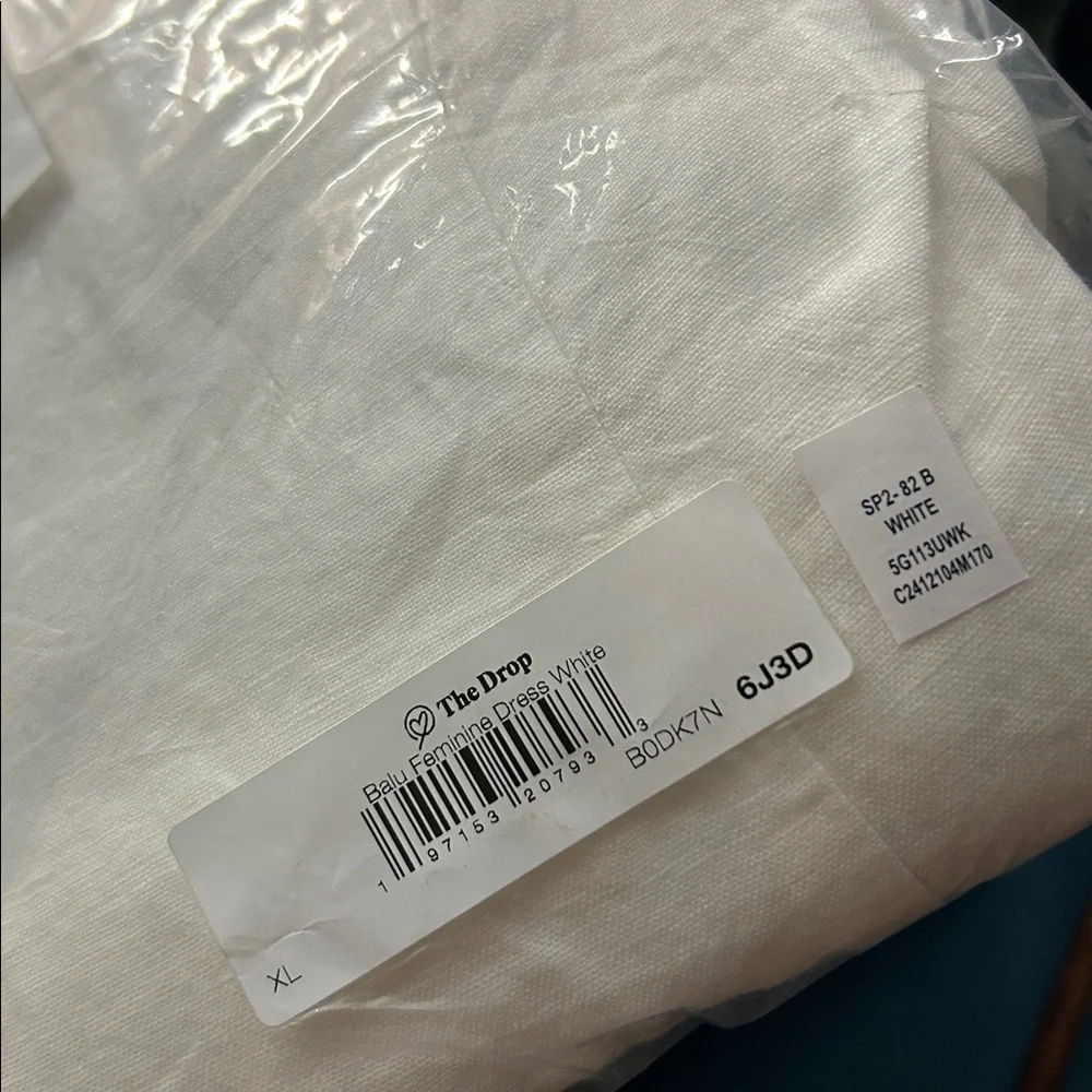 The drop balu feminine shaped White Midi Dress - Picture 8 of 10